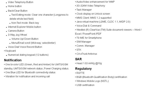 JASJAM Detailed Spec Sheet