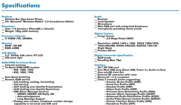 Smartflip Detailed Spec Sheet